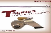 SUPERIOR BOLTING SOLUTIONS - Titan Toolstitantools.com.au/assets/files/tech_specs/Operation...SUPERIOR BOLTING SOLUTIONS 7 8 2.3 Reaction Arm Every Titan T‐Series Hydraulic Torque
