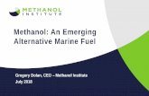 Methanol: An Emerging Alternative Marine Fuel · 2018-07-31 · LEBZI HALAL Tier 2 Tier 3 Tier 4 Tier 1 Ecofuel MEMBERS. Strategic Partnerships • European Sustainable Shipping Forum