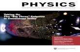 Taking On The “Big Three” Enigmas in Cosmology …...FALL 201 Harvard University Department of Physics Newsletter Taking On The “Big Three” Enigmas in Cosmology Today FALL