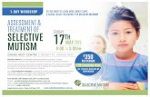 9:00 TO 5:00PM...DO YOU WANT TO LEARN MORE ABOUT CLINIC & SCHOOL-BASED TREATMENTS FOR SELECTIVE MUTISM?Selective Mutism is a treatable anxiety disorder but can take 1-2 years of treatment