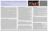 Some Thoughts on Judicial Transparency - Projects at HarvardSome Thoughts on Judicial Transparency Jonathan R. Bruno Ph.D. Candidate in Political Theory, Department of Government ...