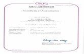 KM C454e-20190918105723...Certificate No. : Taiwan Accreditation Foundation Certificate of Accreditation This is to certify that YC INOX CO., LTD. Material Inspection Laboratory No.33,