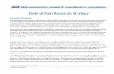 Federal Pain Research Strategy (FPRS) Research … · 2019-05-05 · Federal Pain Research Strategy Executive Summary The Federal Pain Research Strategy is an effort of the Interagency