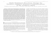 910 …Multi-WidebandWaveformDesignfor Distance-AdaptiveWirelessCommunications intheTerahertzBand ChongHan, Student Member, ...