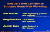 SAE 2013 NVH Conference Structure Borne NVH Workshopautoanalytics.com/downloads/2013_NVH_str_borne_workshop_aai.pdf · 2013 Automotive Analytics LLC A.E.Duncan 2013 SAE NVC Structure