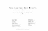 Concerto for Horn - Bandroom.combandroom.com/BCP/Music/mercadante/Mercadante_score...Concerto for Horn by Saverio Raffaele Mercadante Arranged for solo Horn and Wind Ensemble by Brian