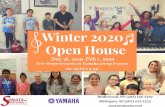 Winter 2020 Open House - Sonata Yamahasonatayamaha.com/Wp-content/Uploads/2019/11/Winter-2020-Open-House.pdfWinter 2020 Open House Dec 16, 2019-Feb 1, 2020 Free Demo Lessons on Yamaha