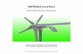 WT400 Owners Manual - Windpower Owners Manual.pdf · will greatly reduce the life span of the wind turbine and or failure to the blades. Double check all nuts and bolts for tightness