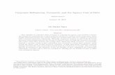 Corporate Re nancing, Covenants, and the Agency Cost of Debt · 2018-01-19 · Corporate Re nancing, Covenants, and the Agency Cost of Debt ... Ernest Liu, Erik Loualiche, Scott Nelson,