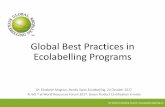 Global Best Practices in Ecolabelling Programs...Global Best Practices in Ecolabelling Programs Dr. Elisabeth Magnus, Nordic Swan Ecolabelling, 24 October 2017 At WS 7 at World Resources