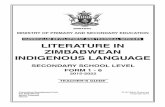 CURRICULUM DEVELOPMENT AND TECHNICAL ......z Curriculum Development and Technical Services (CDTS) Staff z Literature in Zimbabwean Indigenous Languages panel 2015-2022 z UNICEF for