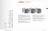 6 Softstarters - ABB Ltd6 Softstarters ype PSR Low Voltage Products & Systems 6.1ABB Inc. • 888-385-1221 • 1SXU000023C0202 Softstarters Type PSR General information Designed for