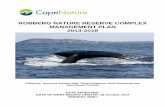 ROBBERG NATURE RESERVE COMPLEX …...ROBBERG NATURE RESERVE COMPLEX MANAGEMENT PLAN 2013-2018 Edited by: AnneLise Schutte-Vlok, Johan Huisamen, Henk Nieuwoudt and Gail Cleaver-Christie