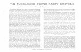 The Purchasing Power Parity Doctrine · THE PURCHASING POWER PARITY DOCTRINE Thomas M. Humphrey Prominent among the many competing explana- tions that have been advanced to account