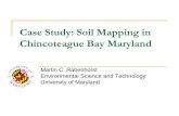Case Study: Soil Mapping in Chincoteague Bay …nesoil.com/sas/16_Rabenhorst_Soil_Mapping_Chincoteague...Study Area Chincoteague Bay, Maryland Size - 19,000 ha Microtidal lagoon Average