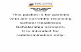 This packet is for parents who are currently receiving School … · 2015-02-07 · Child Care Connection 2886 C Ringling Blvd Sarasota, Florida 941-556-1600 This packet is for parents