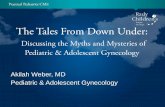 Akilah Weber, MD Pediatric & Adolescent Gynecology · 2016-10-13 · - Acne is common during adolescent years - Hirsutism is a better marker •ULTRASOUND - Only 40% of girls with