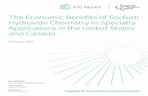The Economic Benefits of Sodium Hydroxide …...The Economic Benefits of Sodium Hydroxide Chemistry in Specialty Applications in the United States and Canada October Ron Whitfield