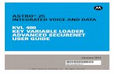 ASTRO 25 INTEGRATED VOICE AND DATA · DocumentHistory Version Description Date 6871018P35-A OriginalreleaseoftheKVL4000KeyVariable LoaderAdvancedSECURENETUserGuide May2010 6871018P35-B