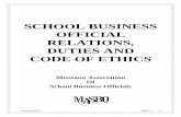 SCHOOL BUSINESS OFFICIAL RELATIONS, DUTIES AND … Manual.pdfWhat is the difference between a Clerk and Business Manager – A Clerk takes and maintains board minutes, maintains the