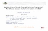 Application of the MITgcm Modeling Framework for …mseas.mit.edu/seminars/2007/heimbach_2007_05_mit.pdfApplication of the MITgcm Modeling Framework for Global Ocean State Estimation