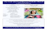 Our Lady Queen of Heaven Catholic Church - olqhcc.org 0818 2019.pdfOur Lady Queen of Heaven Catholic Church 1400 South State Road 7 North Lauderdale, Florida 33068 Benediction of the