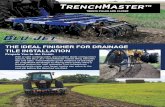 TRENCH FILLER AND CLOSER - Unverferthlike TrackMaster IITM does for filling center pivot irrigation tracks. The single or double four rank "vee" pattern aggressively moves dirt to