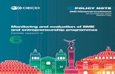 Monitoring and evaluation of SME and …...Monitoring and evaluation of SME and entrepreneurship programmes Parallel session 6 22-23 February 2018 Mexico City SME Ministerial Conference