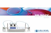 Automatic Titration System · Automatic Titration ... HI 902C. Features The HI902C is an automatic titrator that complements our wide range of products dedicated to quick and accurate