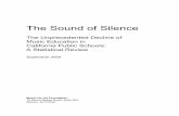 The Sound of Silence - Americans for the Arts The Sound Of Silence: The Unprecedented Decline Of Music