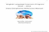 English Language Learners Program 2015 â€“ 2016 Data ... 1 English Language Learners Program Cover Page