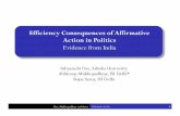 Efficiency Consequences of Affirmative Action in Politicspubdocs.worldbank.org/en/727201530021013192/Mukhopadhyay... · Das, Mukhopadhyay and Saroy We examine the question of efficiency