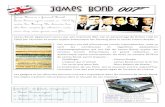 James Bond is a fictional British Secret Service …...authentique mythe James Bond is a fictional British Secret Service agent created in 1953 by writer Ian Fleming. The character