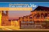 Guidelines for the use of L-PRF - KU Leuven congresperiodontal surgery, gingiva enlargement, MRONJ, regeneration of infra-bony defects, ridge preserva-tion, sinus augmentation, immediate