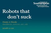 Robots that don’t suck - University of Southamptonis supplied on all 400 and 500 series Roomba machines. On the 500 series, you have to lever the top faceplate off to find it; on