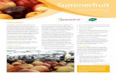 Summerfruit...1 Overview INDUSTRY ANNUAL REPORT 2011 Summerfruit continued on page 2 The projects in this report have been funded by HAL using the summerfruit levy and/or voluntary