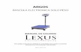 Manual bascula Lexus Argos - BCI INGENIERIATitle Manual bascula Lexus Argos Author BCI Ingeniería SAS Keywords Bascula Lexus Argos Created Date 11/22/2017 4:20:58 PM