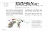 Shmuel Pietrokovski Computational and experimental analysis of … · 2002-01-09 · of proteins post translational modification sites ... This protein splicing activity is autoproteolytic