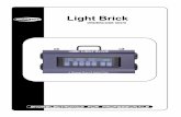 Light Brick - Bekafun...Fade-Time The Segment Display shows "F" followed by two numbers 00-99. Tap Up/Down button to set fade time from instant to 10 seconds. Master-Dimmer The Segment