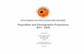 Population and Demographic Projections 2011 - 2035 Census...Published by Central Statistical Office Nationalist Road P.O. Box 31908 Lusaka email: info@zamstats.gov.zm July, 2013 2010