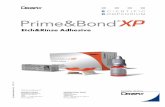 SC P&B XP (K-0127) - Dentsply Sirona · Web viewPrime&Bond XP is a universal self-priming dental adhesive for the Etch&Rinse technique designed to bond resin based light-cured restorative
