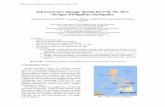 Infrastructure damage during the Feb, 10, 2017 Surigao, Philippines earthquake …committees.jsce.or.jp/disaster/system/files/FS2017-E... · 1 Infrastructure damage during the Feb,