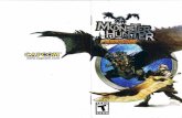 Monster Hunter Freedom - Sony PSP - Manual - gamesdatabase · in the manual supplied with the system. Turn the system on. The power indicator lights up in green and the home menu