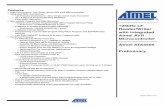 125kHz LF Reader/Writer with Integrated Atmel AVR ... Sheets/Atmel PDFs/ATA5505.pdf · 3 9219A–RFID–01/11 Atmel ATA5505 [Preliminary] 1. Description The Atmel® ATA5505 is an