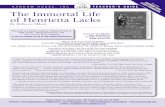 C S O T IN A M C T L EM U OD RANDOM HOUSE, INC. TEACHER’S ... · The Immortal Life of Henrietta Lacks contains three main narratives, each with unique applications to the disciplines
