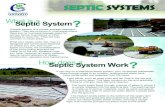 septic systems - Barrie · 2014-12-23 · What is a How does a septic systems If you rely on a traditional septic system, your household wastewater flows through pipes to an outdoor,