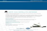 GATR 4m CUBIC MISSION SOLUTIONS 4.0m.pdf · 2018-06-01 · GATR 4.0m Antenna System Specifications Specification Ku-band X-band Set Up Time Under 60 minutes on satellite Under 60