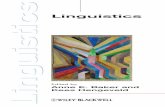 Linguistics · Linguistics Linguistics Linguistics Edited by Baker and Hengeveld Anne E. Baker and Kees Hengeveld Edited by “Linguistics offers a brilliant classroom and self-study
