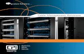 Cable Management Brochure - Telradio...Cable Management Options Chatsworth Products, Inc. 5 Additional Cable Management Options Cabling Sections Vertical cable managers available in