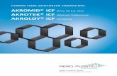 CARBON FIBRE REINFORCED COMPOUNDS AKROMID® ICF (PA 6, PA 6.6, PPA) AKROTEK® ICF ... · ICF – Lightness, Structure, Stiffness and a Competitive Edge, All Combined in a Single Material